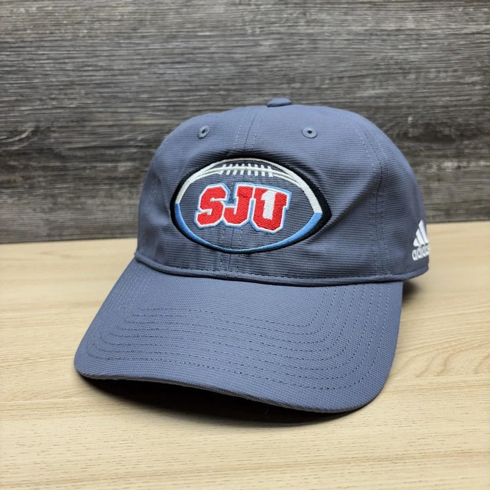 SJU Hat Cap Strap Back Mens‎ One Size Blue NCAA Football College Adidas